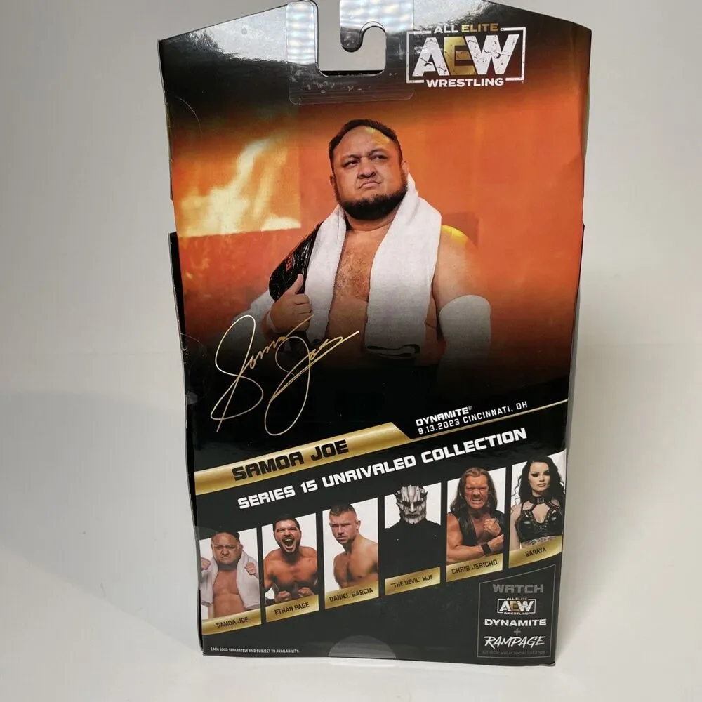 AEW Unrivaled Series 15 Samoa Joe #145 Wrestling Figure